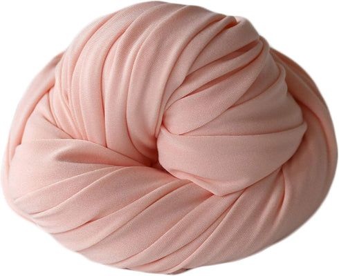 Zeroest Newborn Photography Stretch Wrap Boy Girl Baby Wraps Photography Props Baby Photo Prop Stretch Blanket for Baby (Light Orange)...